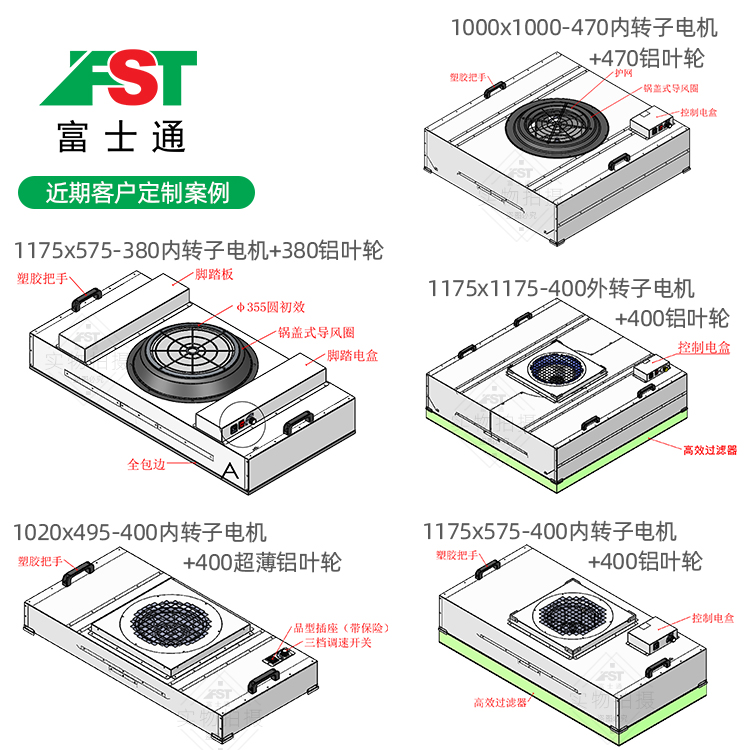 FFU風機過濾單元 鋁葉輪